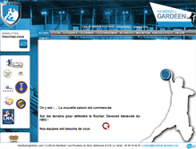 Tablet Screenshot of handball-gardeen.com